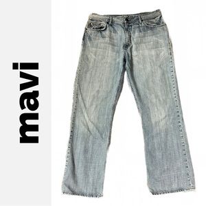 ❤️SALE❤️ Mavi Men's Relaxed Fit Matt Light Wash Low Rise Bootcut Jeans (36x32)